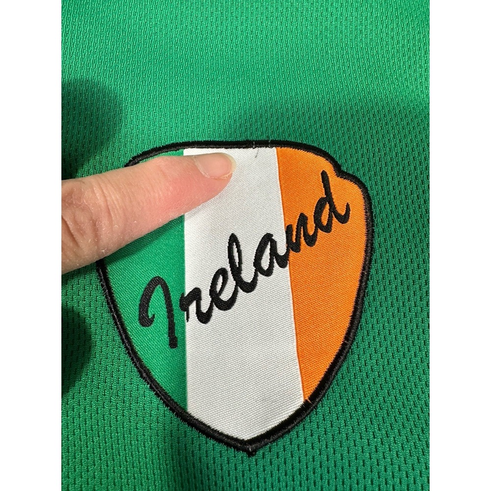 Croker Ireland Rugby Jersey Mens Large Green Orange Polo Shirt NWT Read - Picture 15 of 16